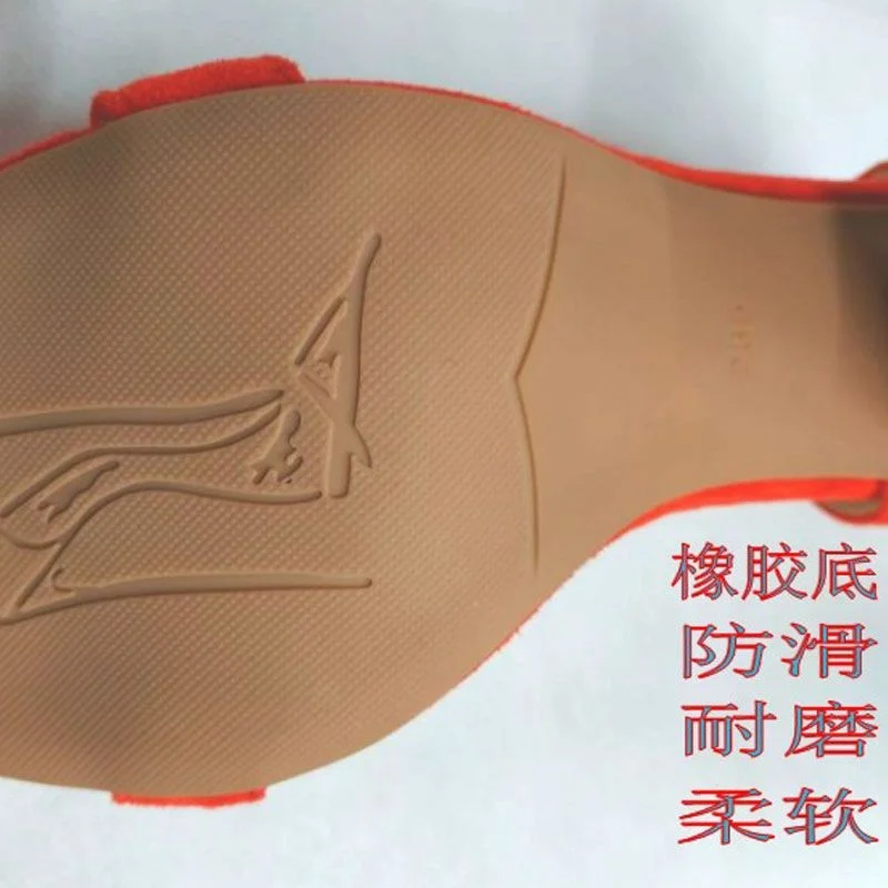 

2020 new small fresh two wear thick heel button open toe round head high heel sandals sexy high heel shoes