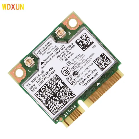 Беспроводная сетевая карта Intel 7260HMW для Lenovo