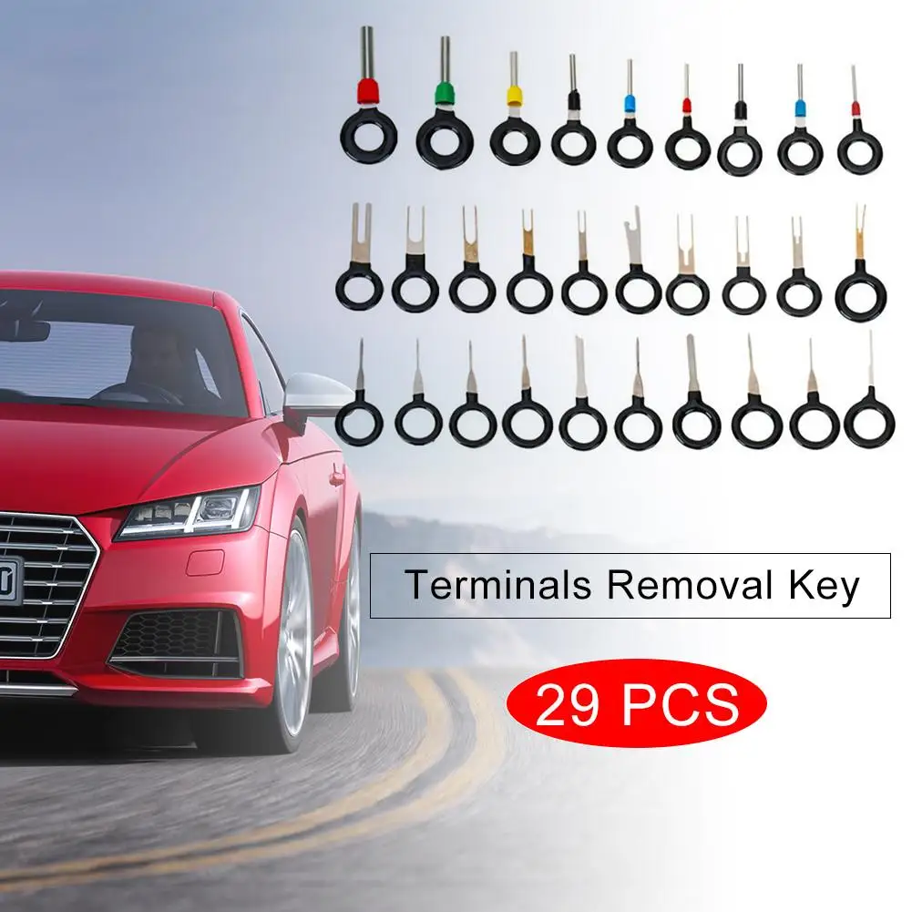 

Car Wire Terminal Removal Key Tool Crimp Connector Extractor Puller Pin Stainless Steel
