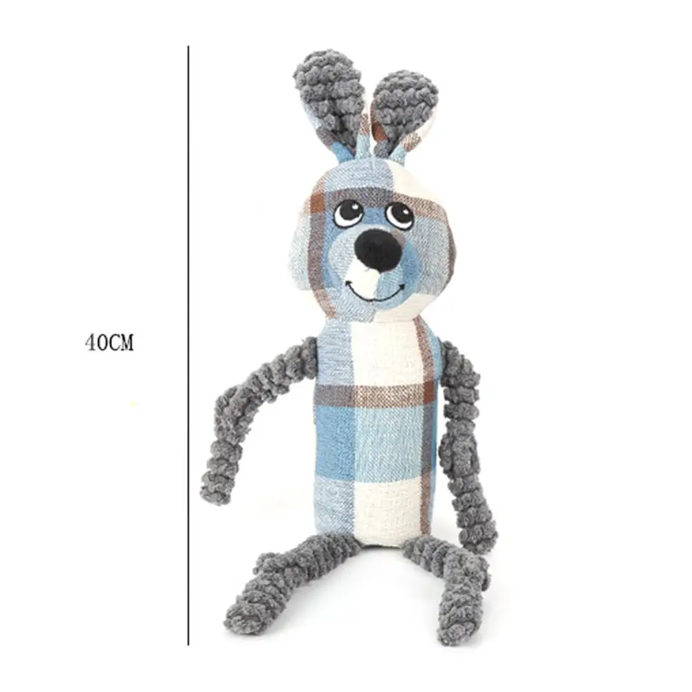 

Dog Frog Rabbit Squeaky Doll Puppy Sound Maker Bite Pet Teeth Cleaning Chew Toy