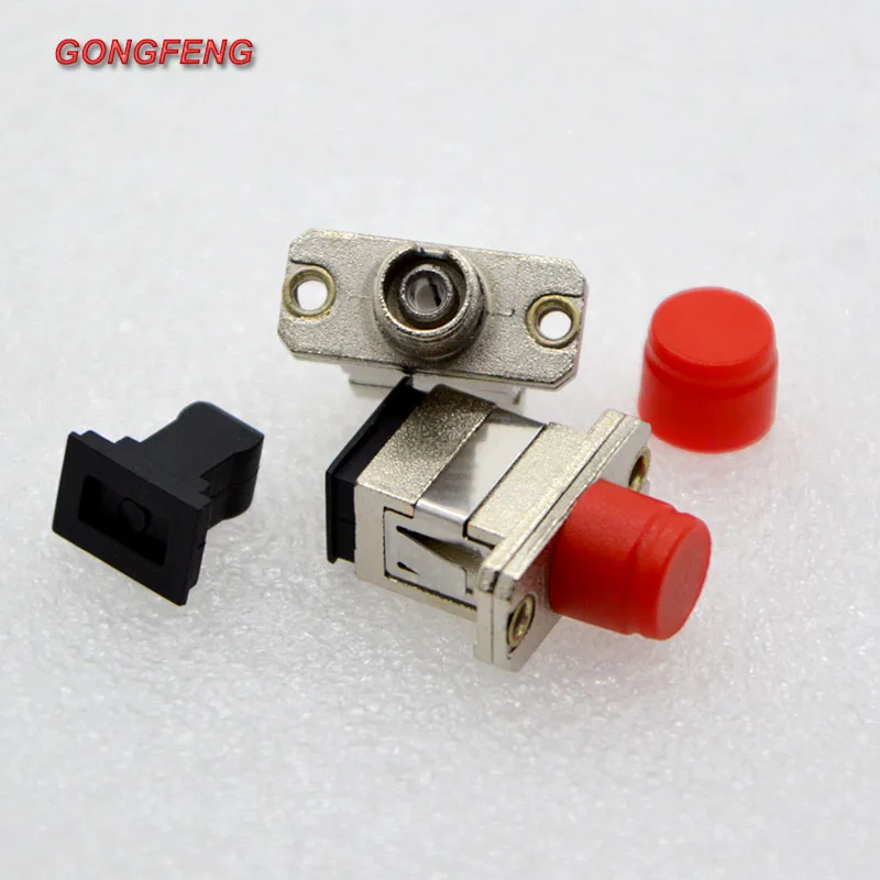 10 шт. Новый FC/SC ST/SC металлический волоконно-оптический адаптер Муфта