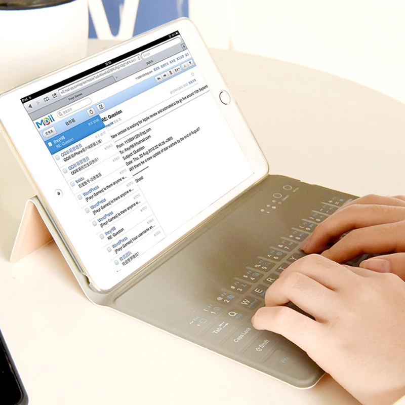 Защитный чехол с беспроводной Bluetooth-клавиатурой для Apple iPad 2019 10 2 клавиатурой из