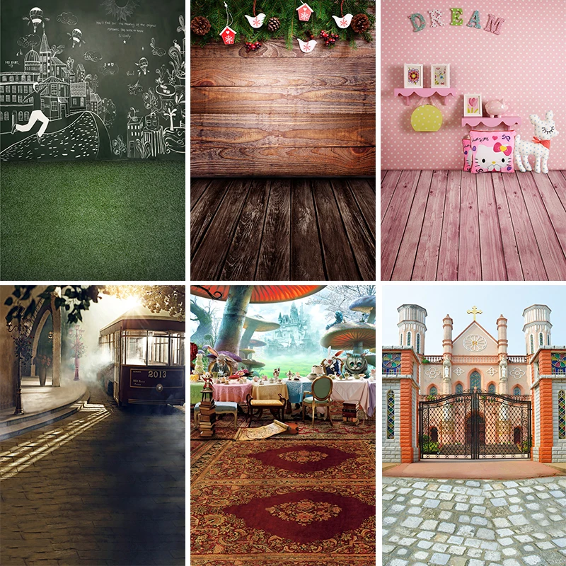 Виниловый фон Nitree для фотосъемки в помещении и на улице с мультяшной тематикой