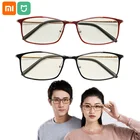 Оригинальные очки Xiaomi Mijia, стеклянные очки с защитой от синего спектра, с защитой от ультрафиолета 40%, для мужчин, женщин, для игр, телефонов, компьютеров, игр