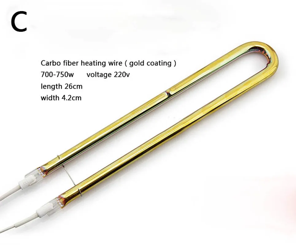 U образный нагревательный элемент из углеродного волокна нагревательная трубка