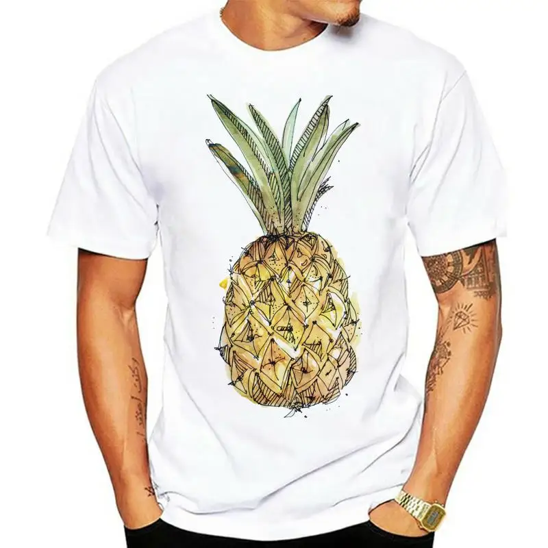 

T Shirt Pineapple Ananas Abstrakt Water Color Wasserfarbe Beach Fun