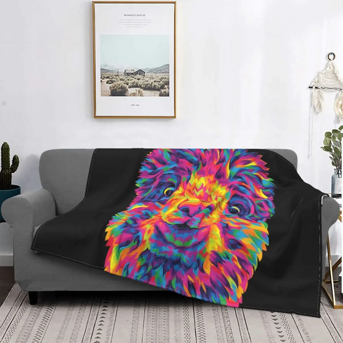 

Мягкое Флисовое одеяло с рисунком, разноцветное пушистое милое портативное мягкое одеяло для кровати