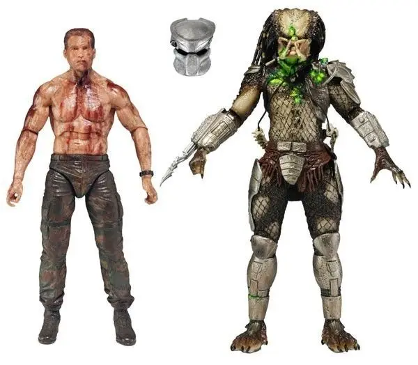 NECA Хищник голландский против джунглей Охотник финальная битва " фигурка