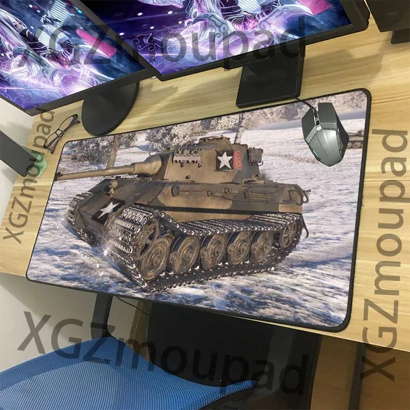 Большой игровой коврик для мыши XGZ с черной окантовкой персонализированный