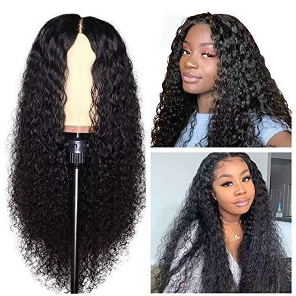 Парик HD на сетке спереди кудрявые прозрачные 13x1 T парик натуральный парики из