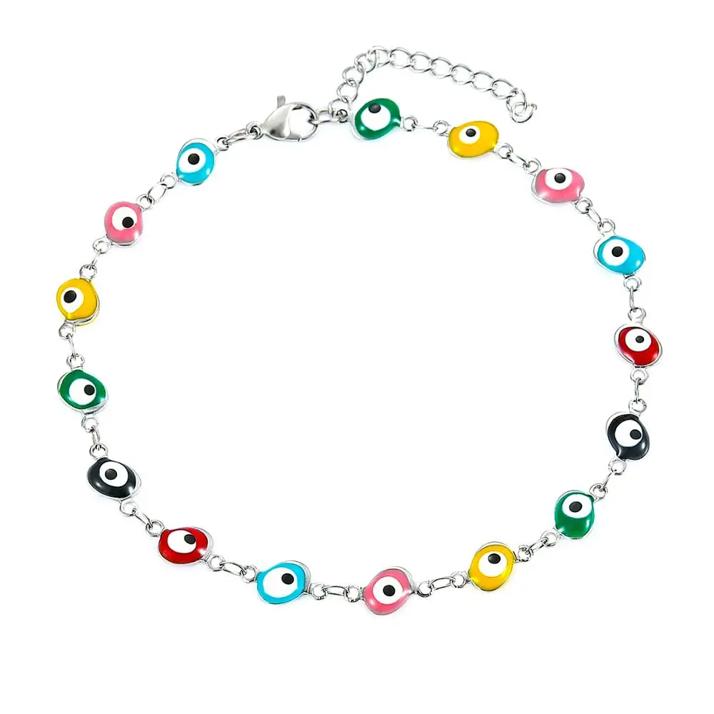 Браслет на ногу защитный из нержавеющей стали 5 мм 22 см | Украшения и аксессуары