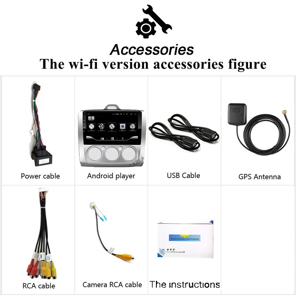 Мультимедийная магнитола для Ford Focus Exi стерео-система на Android 8 1 с 9 &quotсенсорным