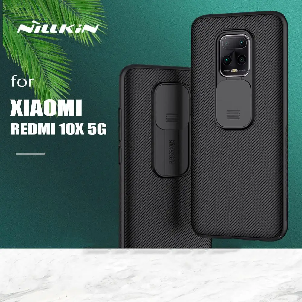 

Чехол Nillkin CamShield для Xiaomi Redmi 10X 5G, защитный чехол для камеры из поликарбоната, защитный чехол для объектива Xiaomi Redmi 10X Pro 5G