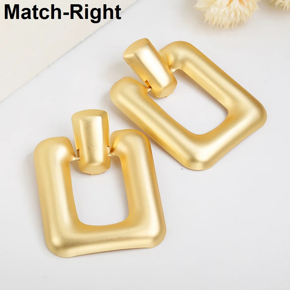 Женские модные серьги Match Right золотистые/Серебристые/Цветные