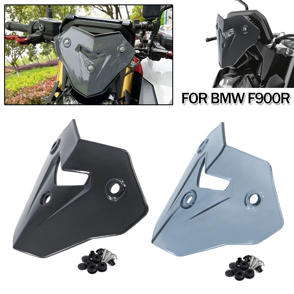 

Motorcycle Windshield Fairing Windscreen Visor Baffle Street Bike Airflow Wind Deflector For BMW F900R F 900R F900 R 2020 2021