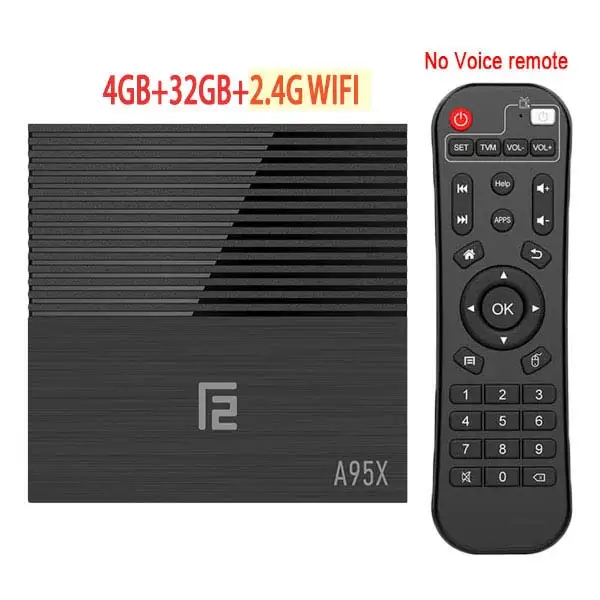 4GB 32GB 2.4G WIFI Android tv BOX 9,0 A95X F2 Amlogic S905X2 2 ГБ 4 ГБ 16 ГБ 32 ГБ 64 ГБ 4K Smart Box ТВ Медиаплеер 2,4G и 5G двойной wifi Youtube Netflix - Цвет: 4GB 32GB 2.4G WIFI