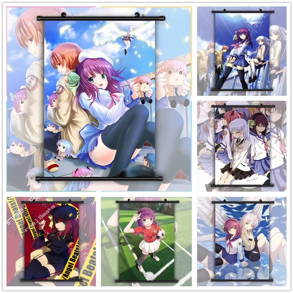 Настенный постер с изображением ангела бита Накамура Юри Аниме Манга HD|Рисование