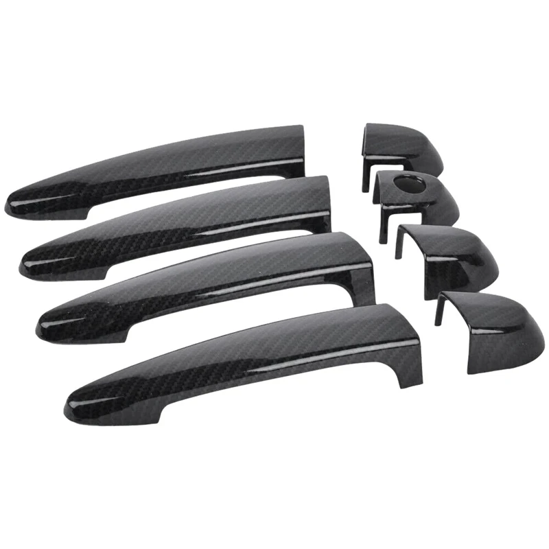 Наружная крышка ручки двери из углеродного волокна для BMW 1 2 3 4 серии E87 E90 E91 E92 E93 F30