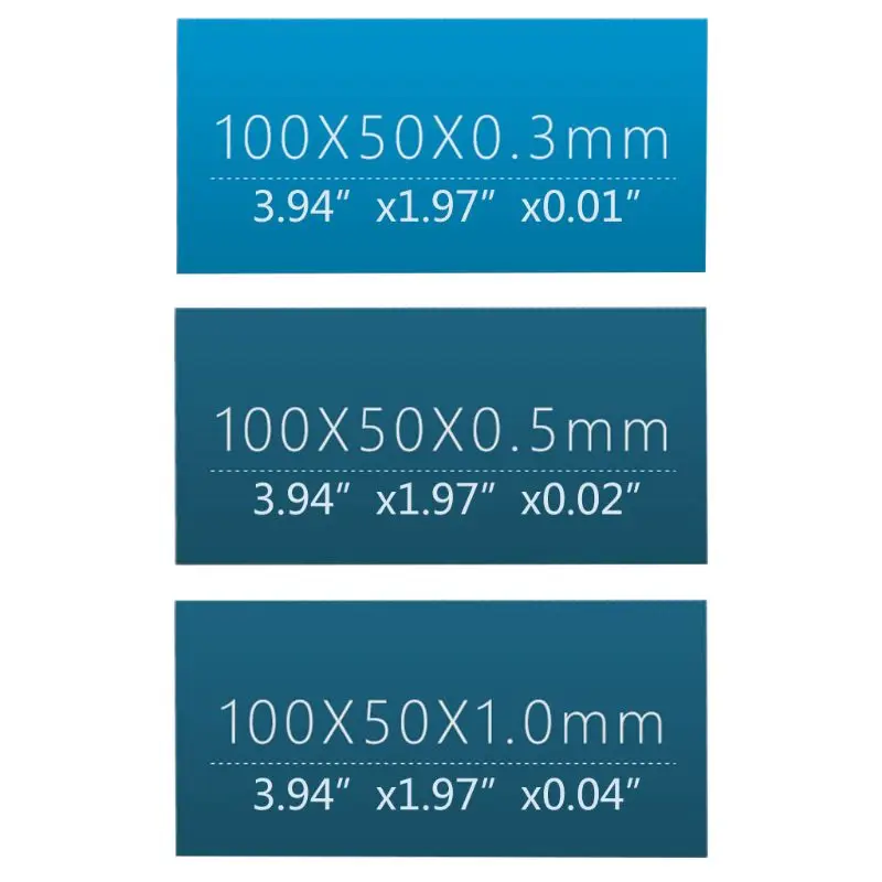 

3 шт. 0,3/0,5/1 мм Термальность Pad 6,0 Вт/м. K, высокая эффективность, Термальность проводимость тормозные колодки