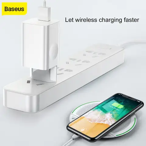 Baseus 36 Вт 3A универсальное USB зарядное устройство для путешествий настенное зарядное устройство адаптер Быстрая зарядка Смарт USB ЗУ для мобил...