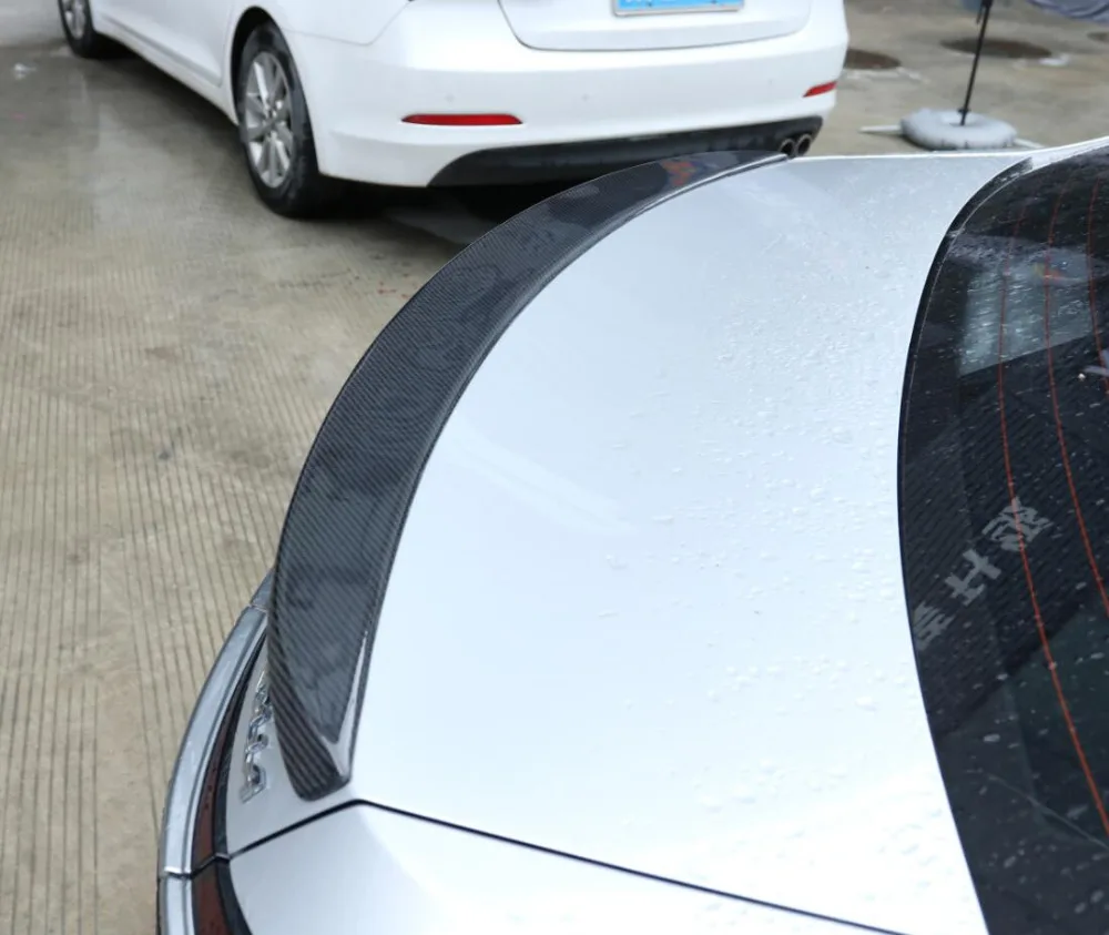 Карбоновые выступ Спойлеры для багажника заднего крыла автомобиля 13 18 Toyota Corolla 2013