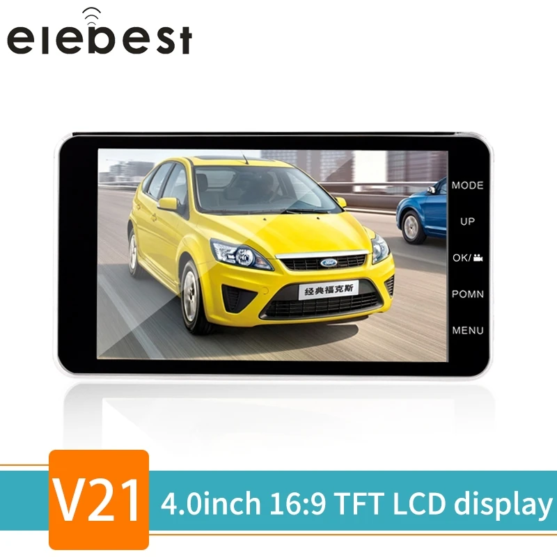Автомобильный видеорегистратор Elebest V21 4 дюйма Full HD1080P циклическая запись ночное