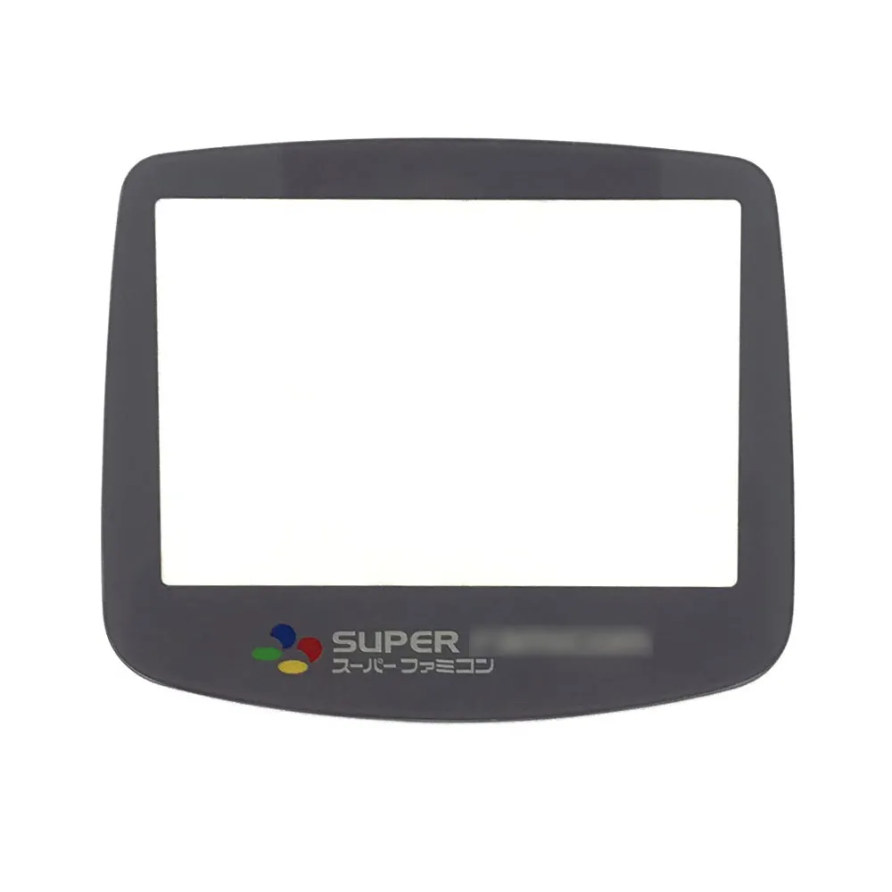 Оригинальный размер стеклянный экран линзы для Gamboy Advance защитная рамка чехол SFC
