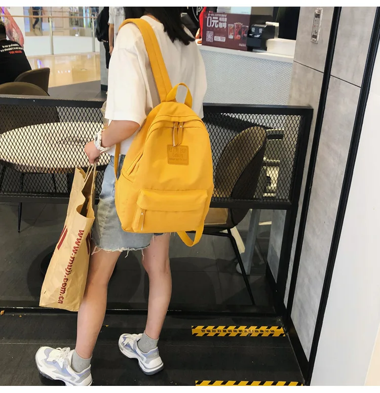 

Girl Schoolbag Simple Fashion Wind College Students Backpack Campus Vintage Sen Department Of Literature And Art Backpack