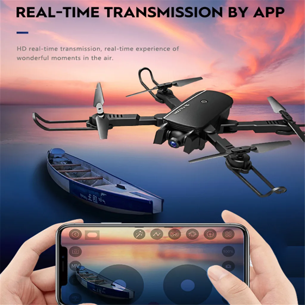 WI FI FPV 4K двойной Камера отношение провести оптического потока Positiong квадрокоптер