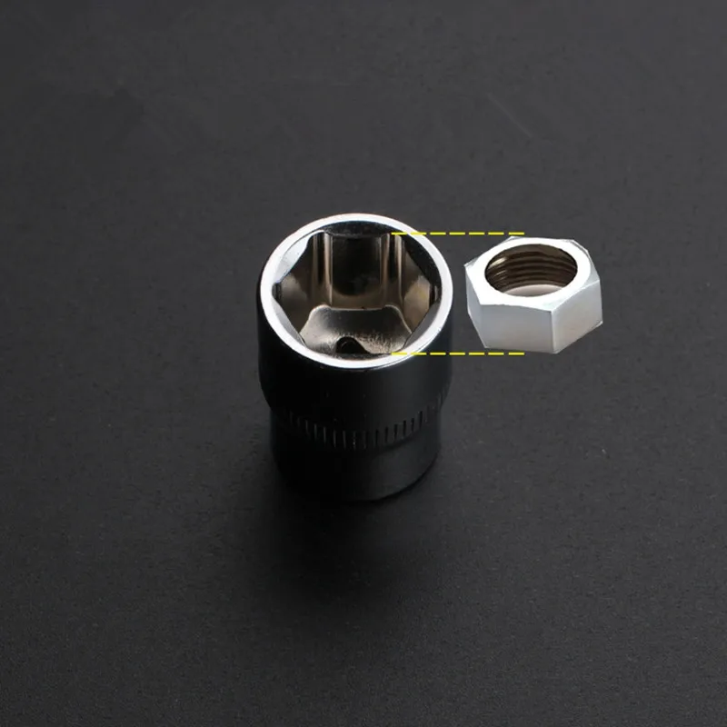 

1PC 4MM 4.5MM 5MM 5.5MM 6MM 7MM 8MM 9MM 10MM 11MM 12MM 13MM 14MM 1/4" (6.3mm) Socket Wrench Head Sleeve Double EndHand Tool