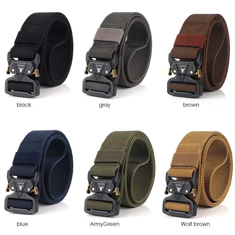 HSSEE официальными аутентичными мужские нейлоновый ремень в стиле милитари из