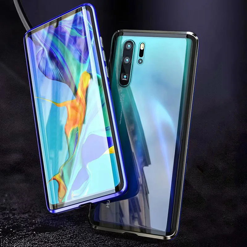 

Metal Magnetic Case For Huawei P30 P20 Pro Phone Cover For Huawei P20 P30 Mobile Phone Protective Case Cover