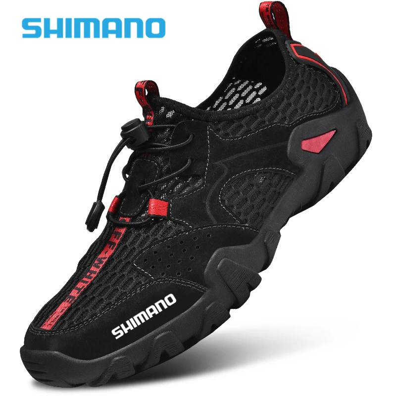 

Fishing Shoes Fashion New Outdoor Shoes Hollow Permeable Soft Bottom Slip Hiking Shoes Men's Sneakers Running Shoes Sport Shoes