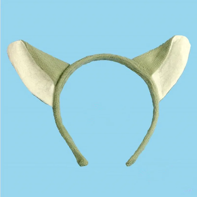 Животное серый волк повязка на голову для детей и взрослых мальчиков девочек