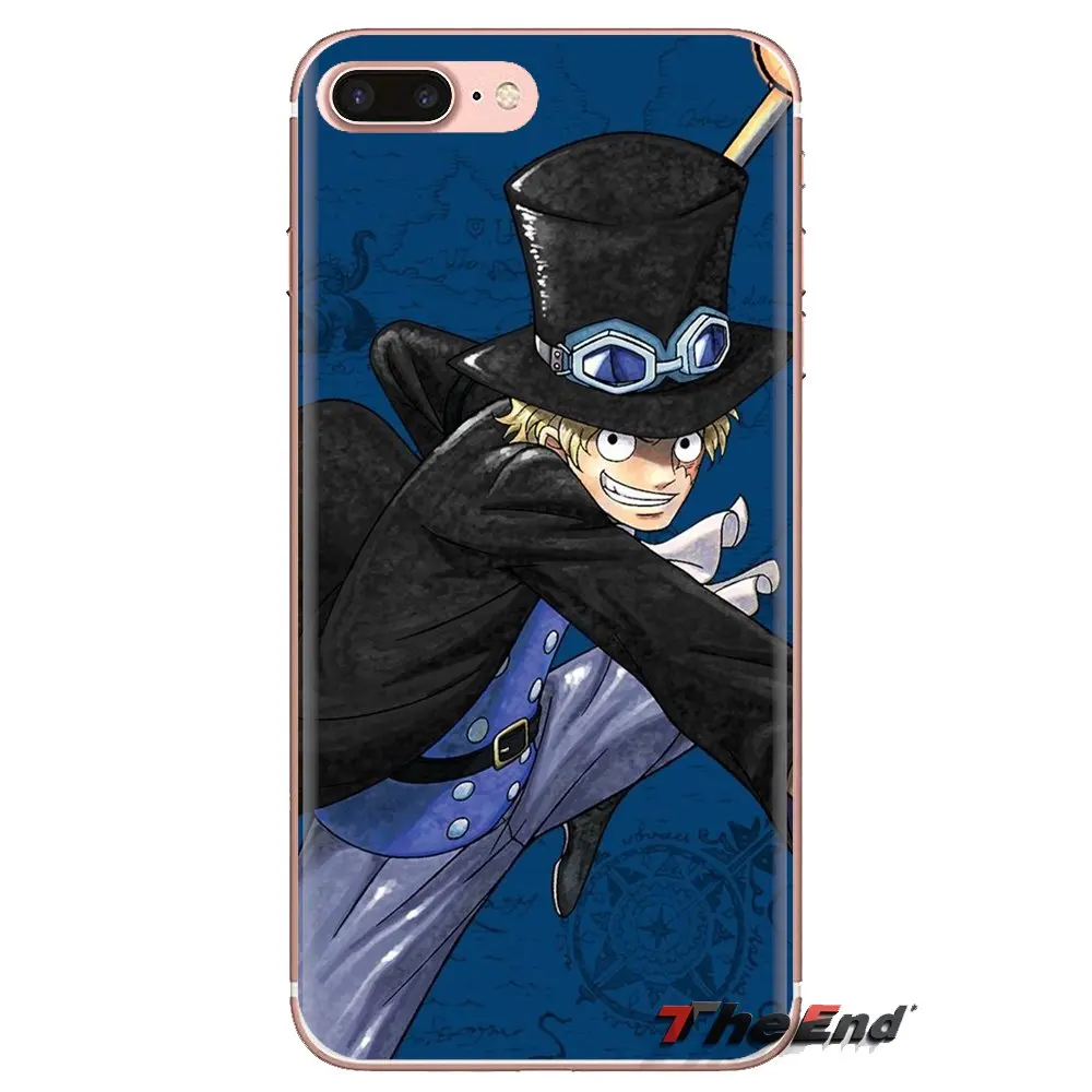 Silicone Phone Case For Huawei G7 G8 P7 P8 P9 Lite Honor 4C 5X 5C 6X Mate 7 8 9 Y3 Y5 Y6 II 2 Pro 2017 One Piece Sabo skull flag |