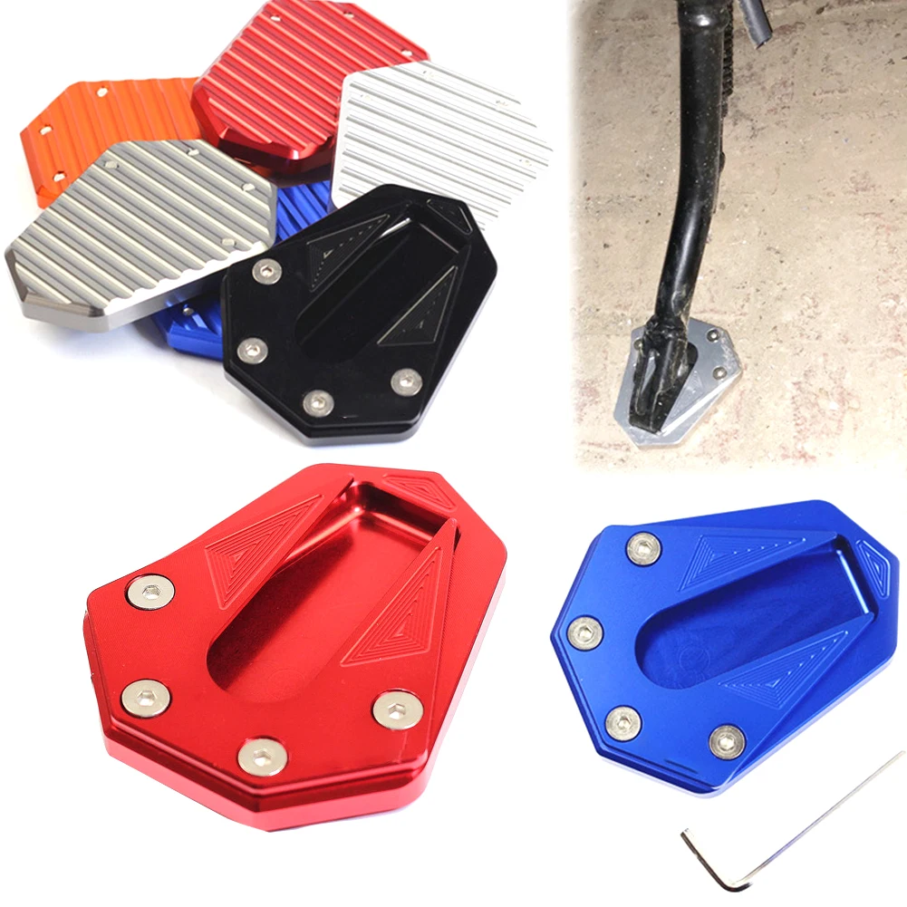 

Extension Useful Universal Foot Base Side Stand Motorcycle Aluminum Alloy Accessories Kickstand Pad Modification For Benelli 502