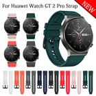 Ремешок силиконовый для Huawei Watch Gt 2 Pro, запасной оригинальный спортивный браслет для наручных часов, 22 мм