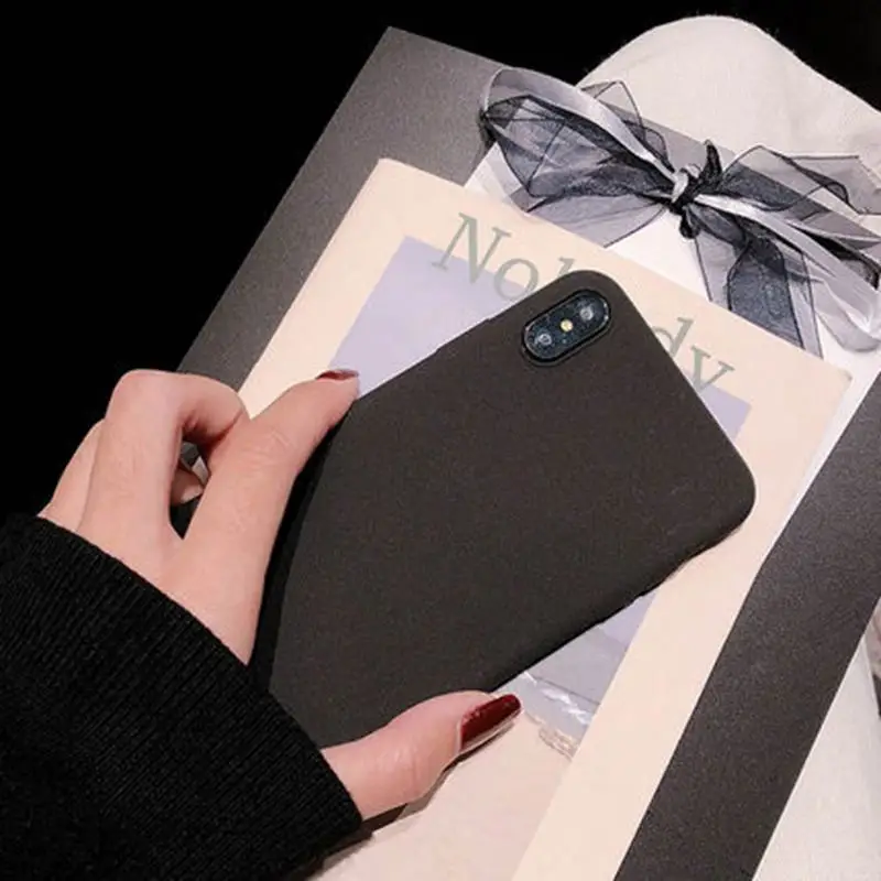Чехол карамельных цветов для телефона iPhone 6 6S 7 Plus мягкий чехол из ТПУ простой
