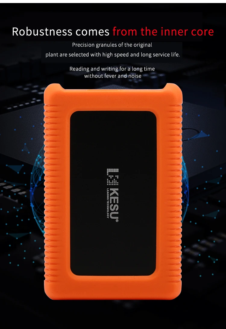 KESU 2,5 дюймов внешний жесткий диск 80GB для хранения USB3.0 HDD Портативный внешний HD Жесткий диск для ПК/MAC Настольный Ноутбук