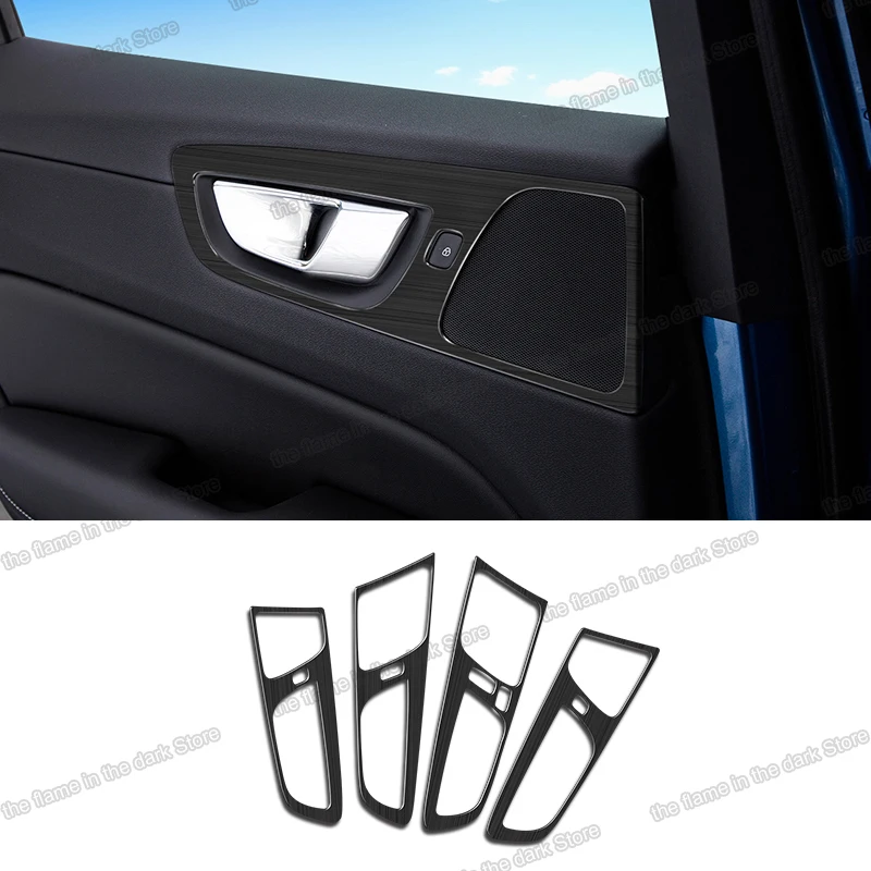 

Lsrtw2017 Car Interior Door Handle Cover Panel Trim Decoration for Volvo Xc60 2018 2019 2020 2021 Accessories Auto Styling Parts