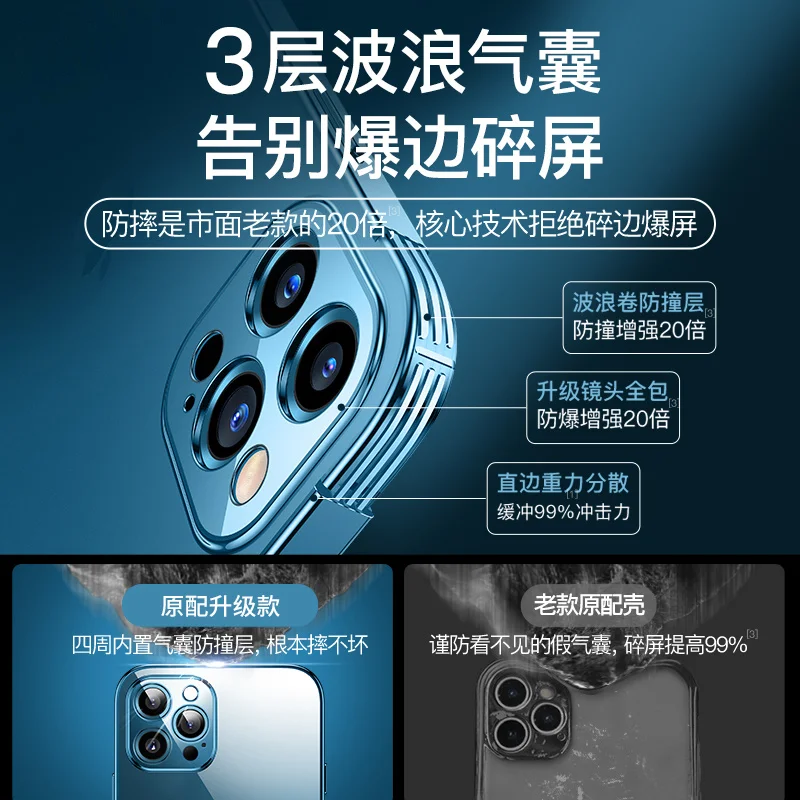 

Новинка для Apple 12 чехол для iPhone 12 promax прозрачный противоударный силиконовый чехол Pro Mini Pro