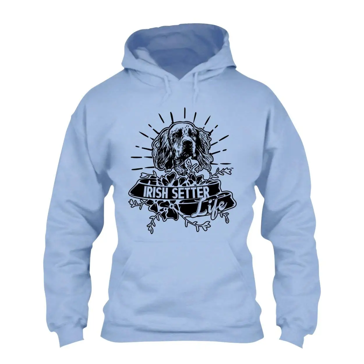 Длинные толстовки унисекс с капюшоном Irish Setter Life пуловер капюшоном| |