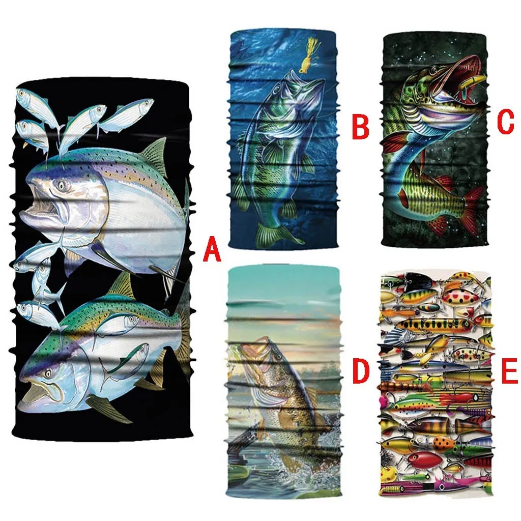 

Outdoor Print Seamless Magic Scarf Ear Hook Sports Scarf Neck Tube Face Dust Riding Bandana UV Protection Neck Gaiter Scarf