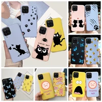 cute cat bee butterlfy cartoon case for samsung galaxy a12 candy silicon soft phone back cover for coque samsung a12 sm a125f