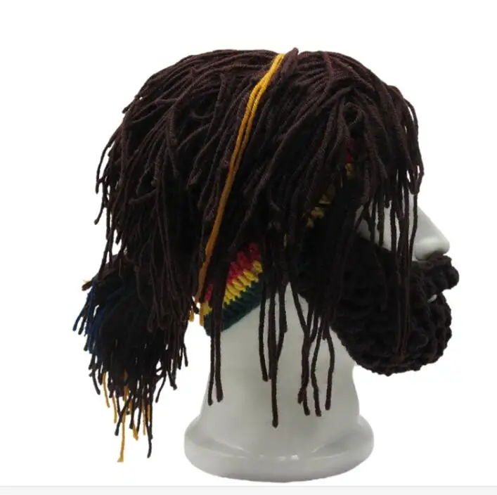 Jamaica шапка с дредами хлопок нитки кепка мужская