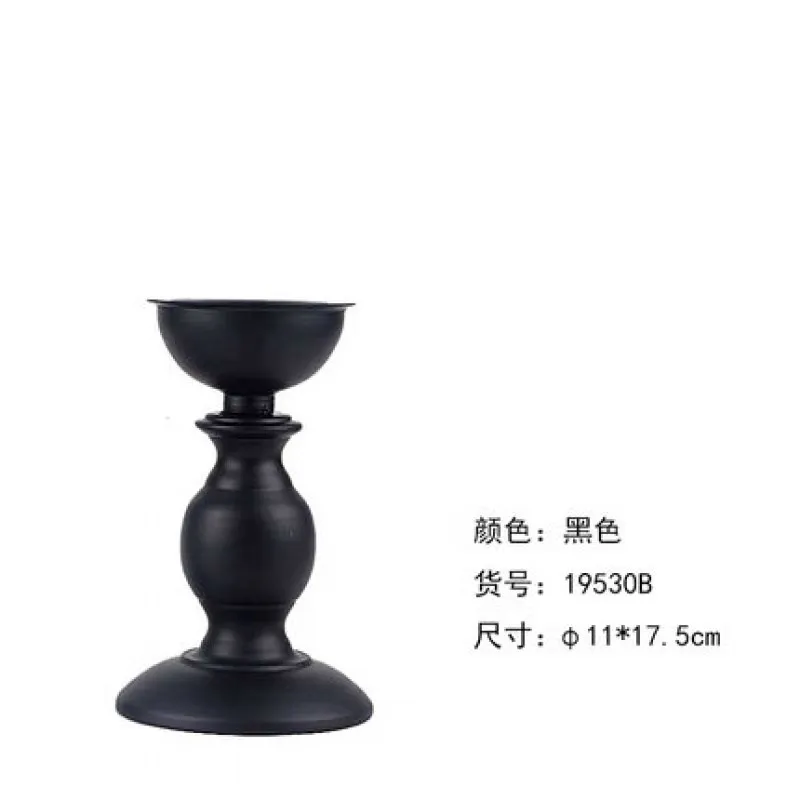 

Retro Candle Holder Simple Metal Wedding Romantic Modern Wedding Dinner Dinner Candlestick Decoracion Hogar Home Decor MM60ZT