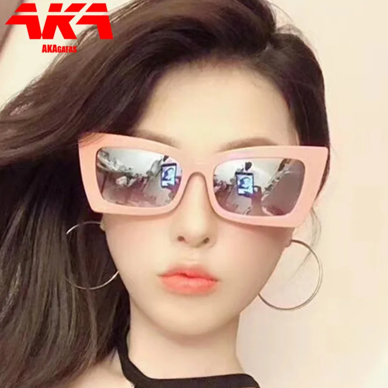 AKAgafas Квадратные Солнцезащитные очки женские классические солнцезащитные ретро