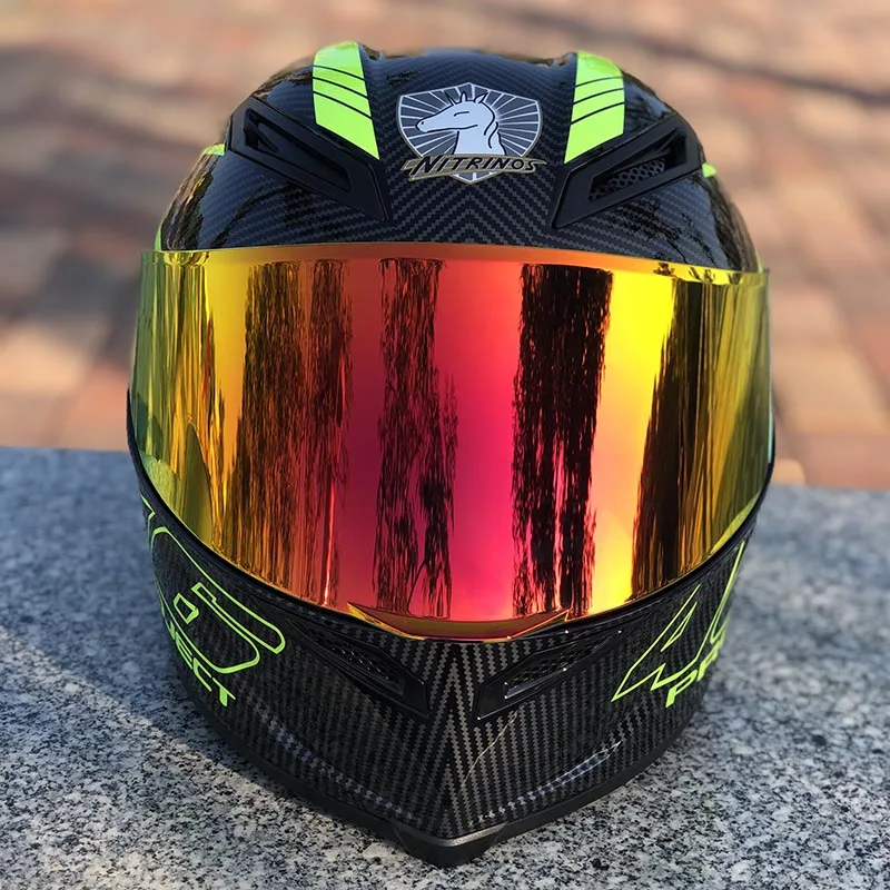 Новая мотоциклетная обувь шлем Для мужчин и женщин гоночный Prsonality Four Seasons