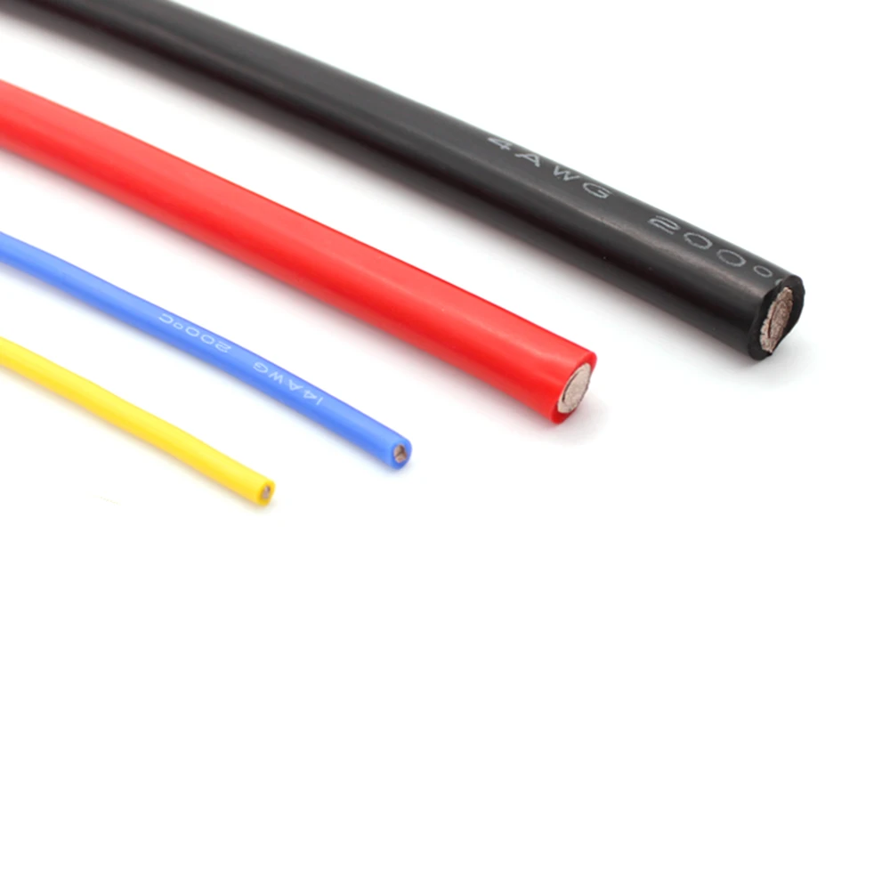 Силиконовый провод 20AWG гибкий калибр многожильные медные электрические кабели