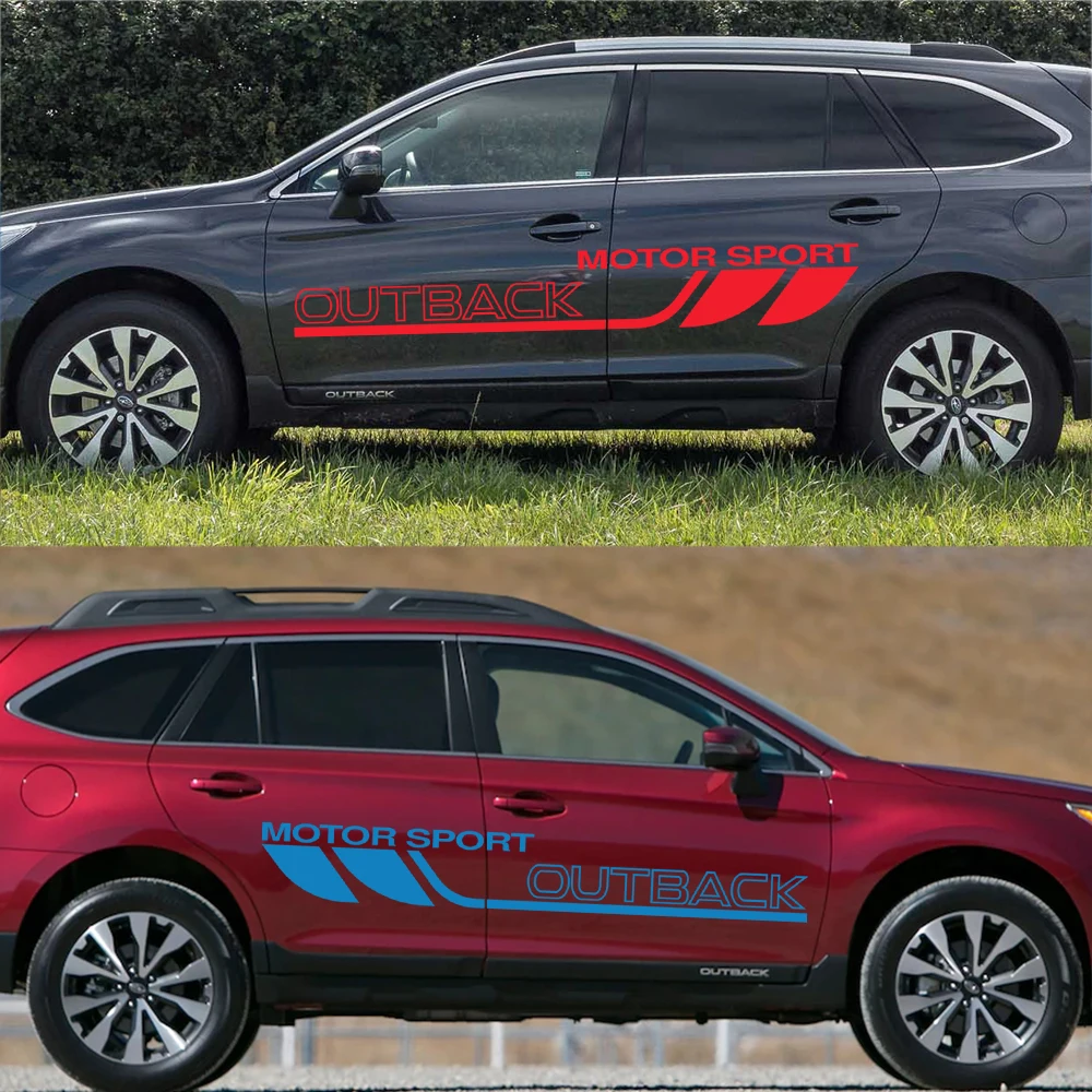 Графическая виниловая пленка для Subaru Outback Sport Racing автомобильные наклейки Боковая